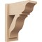 Ekena Millwork 8-in W x 16-in D x 20-in H Funston Trad Rough Cedar Woodgrain TimberThane Outlooker, Primed Tan OUTUR080X16X20FST04RCPR - alternate 1